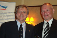 David Fullerton (r) received the 2009 Technical Excellence Award